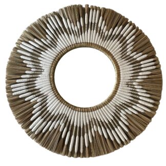 Mendong mirror with cotton decoration